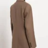 The Beast in Me Nina Jarvis Brown Wool Blazer Back