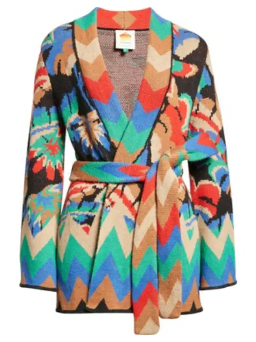 The Burbs S01 Keke Palmer Multicolor Chevron Cardigan