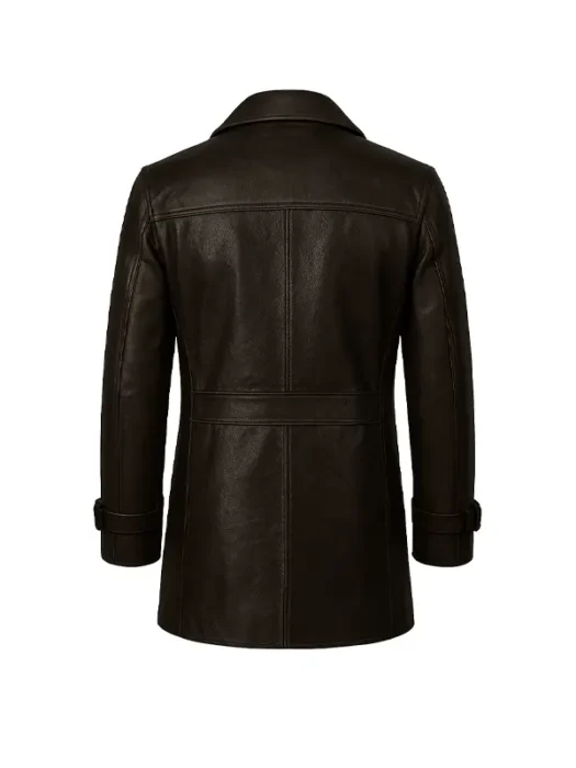 The Family Plan 2 Harry Leather Coat Back