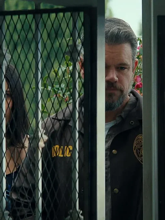 The Rip 2026 Matt Demon Brown Parachute Jacket