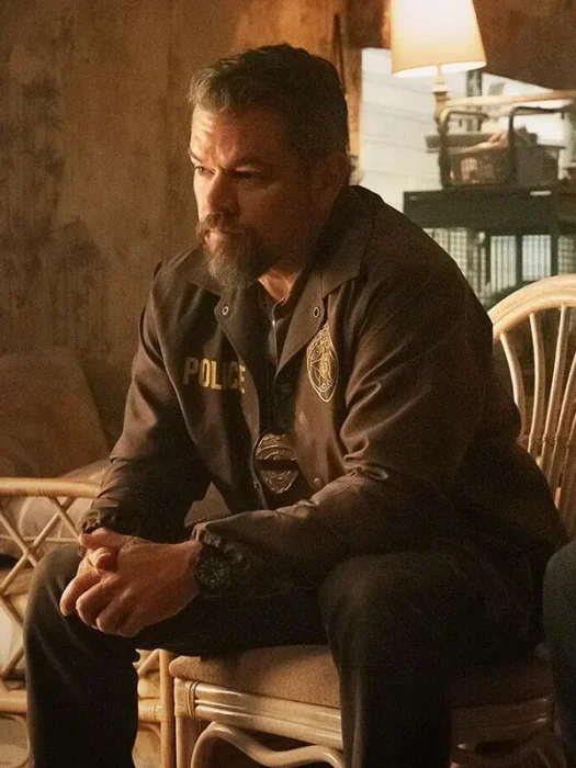 The Rip Matt Demon Brown Parachute Jacket