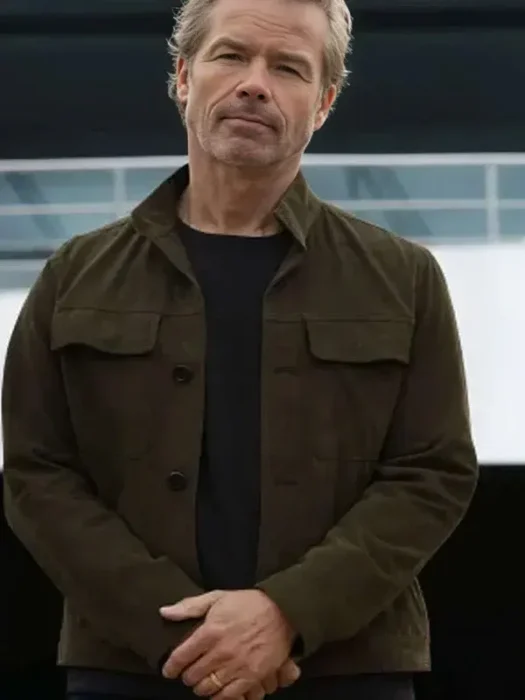 The Woman in Cabin 10 Guy Pearce Cotton Jacket