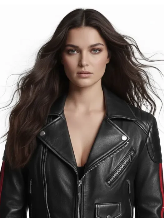 Women Moto Leather Jacket