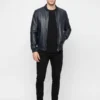 mens navy Bomber Jacket