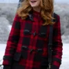 A Bills Love Story Holland Roden Plaid Coat