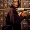 A Private Life Jodie Foster Wool Brown Coat