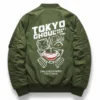 Anime Tokyo Kaneki Ken Ghoul Green Bomber Jacket Back