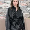 Beatrice Grannò Leather Jacket Black