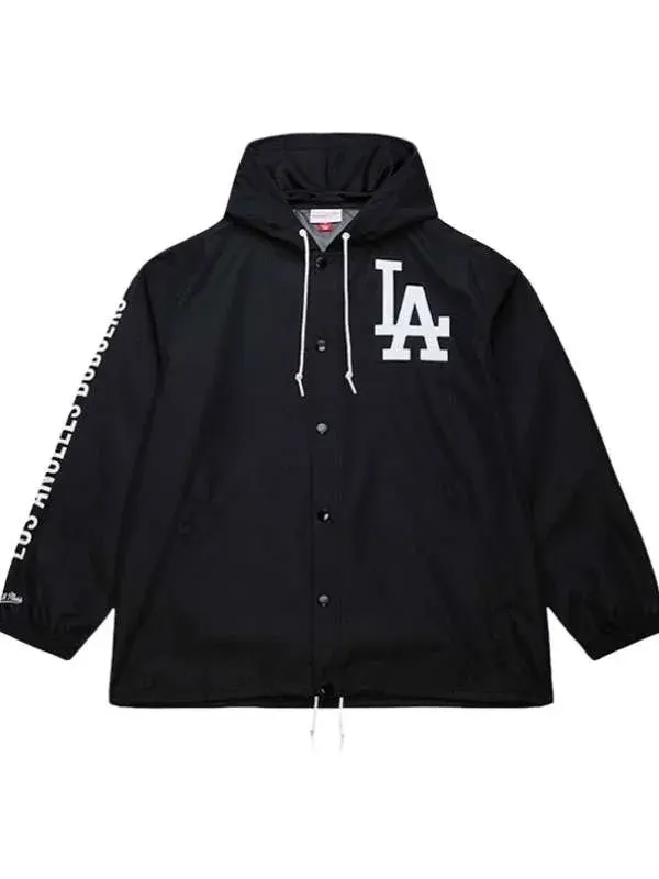 Black Dodgers Coach Jacket