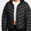 Caitlin Clark Black Puffer Jacket
