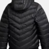 Caitlin Clark Black Puffer Jacket Back