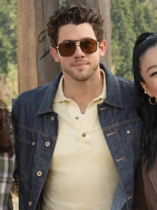 Camp Rock 3 Nick Jonas Nate Gray Blue Jacket