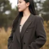 Can This Love Be Translated Cha Mu Hee Brown Wool Coat
