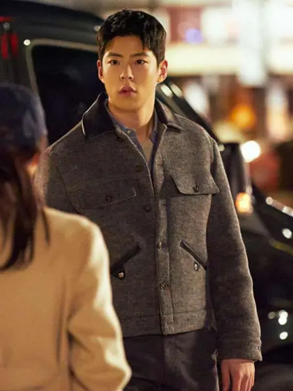 Can This Love Be Translated Kim Seon-ho Grey Wool Jacket