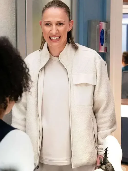 Courtney Vandersloot Chicago Med S11 Sherpa Jacket