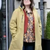 Elena Ravenscroft Run Away Hooded Yellow Coat