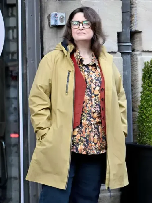 Elena Ravenscroft Run Away Hooded Yellow Coat