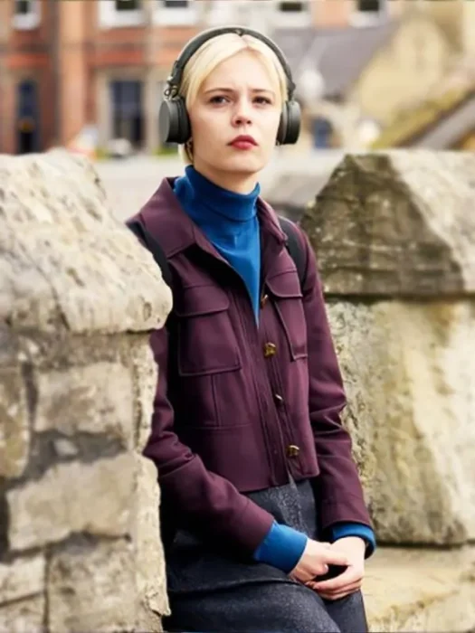 Ella Purvis Patience 2025 Purple Jacket