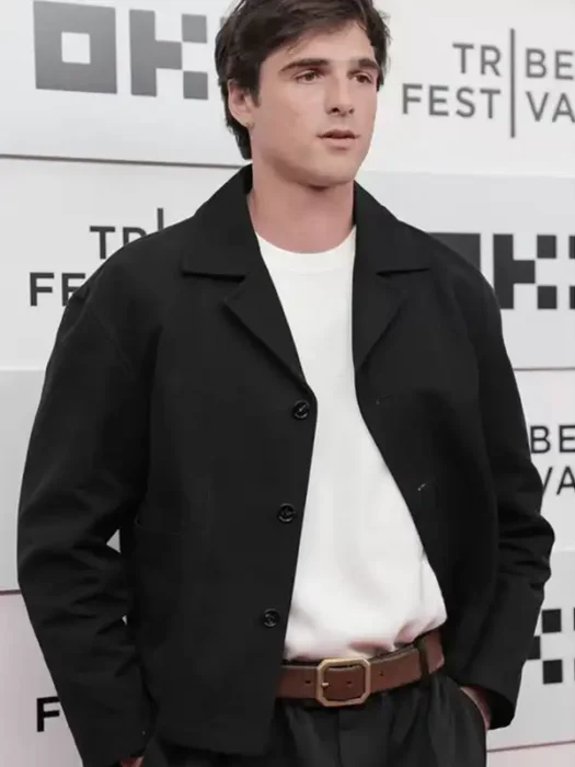 Euphoria Jacob Elordi Black Cotton Jacket