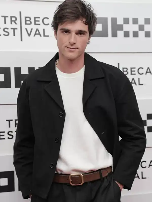 Euphoria Jacob Elordi Black Jacket