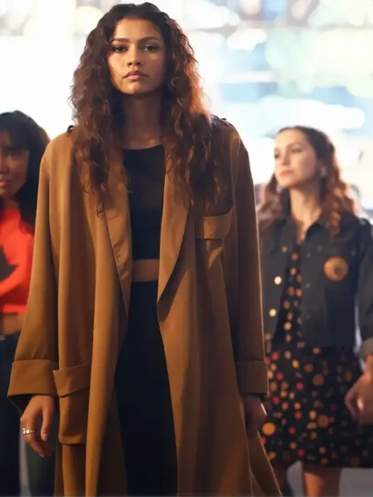 Euphoria Rue Bennett Brown Coat