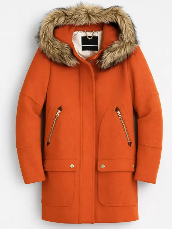 General Hospital Kristen Vaganos Orange Coat