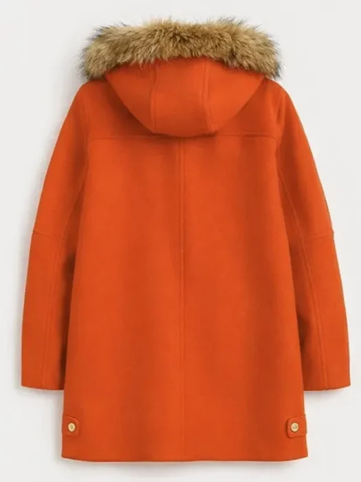 General Hospital S63 Kristen Vaganos Orange Coat Back