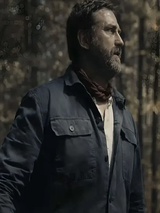 Gerard Butler Greenland 2 Migration Black Jacket