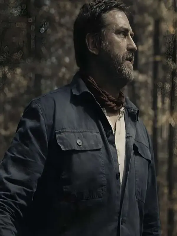 Gerard Butler Greenland 2 Migration Black Jacket