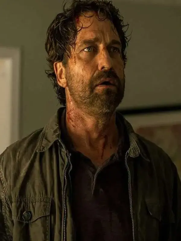 Gerard Butler Greenland 2 Migration Green Jacket