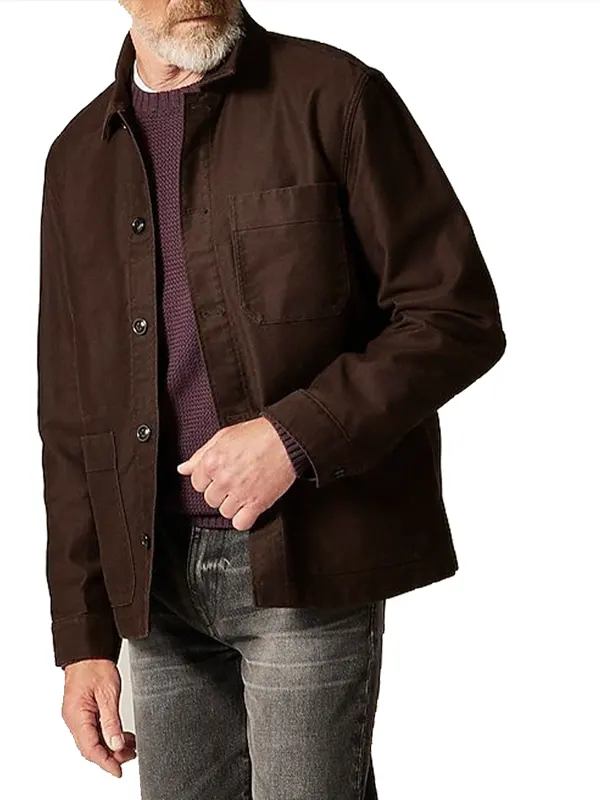 Girl Taken S01 Alfie Allen Brown Jacket