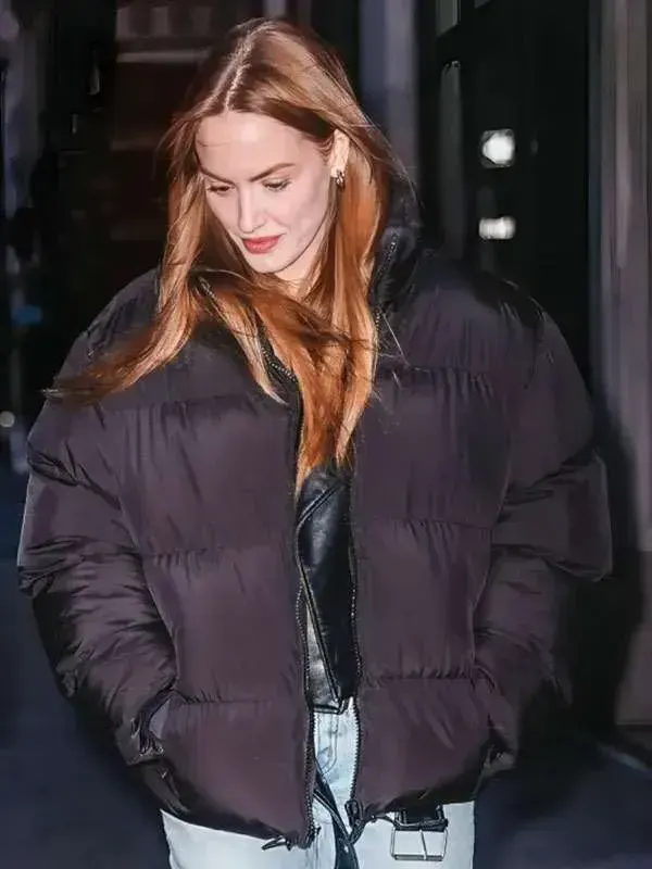 Haley Kalil NYC 2026 Black Puffer Jacket