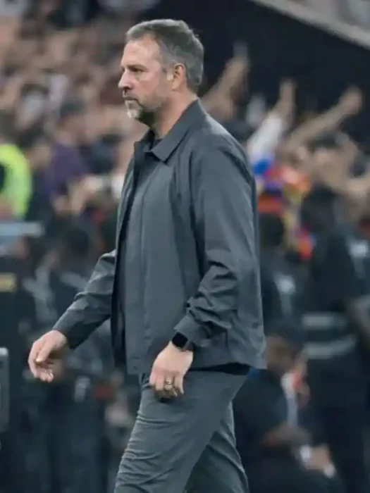 Hansi Flick 2026 Grey Cotton Jacket