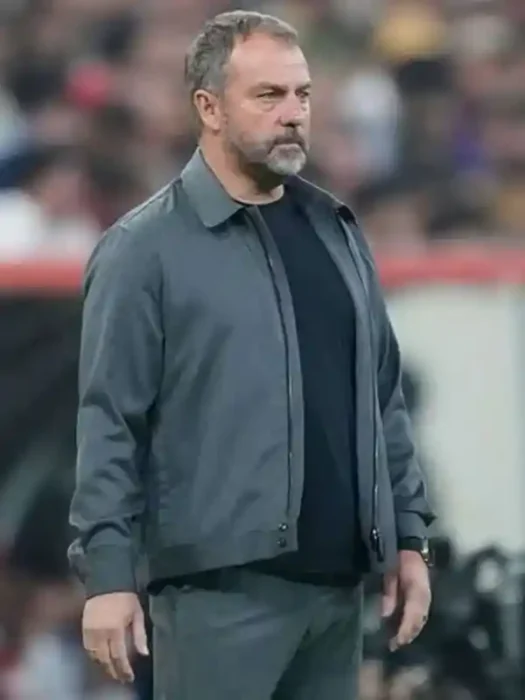 Hansi Flick Cotton Grey Jacket