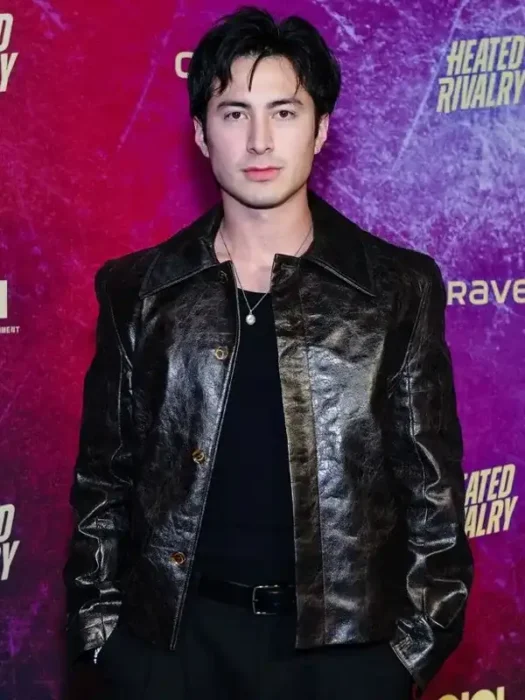 Heated Rivalry Hudson Williams Leather Jacket