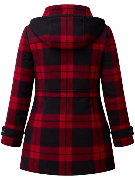 Holiday Touchdown A Bills Love Story Holland Roden Plaid Coat Back