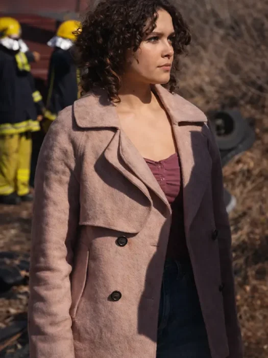 Home and Away 2026 Ally Harris Blush Peacoat