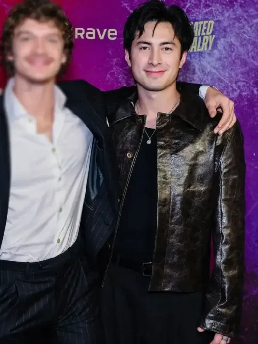 Hudson Williams Heated Rivalry Leather Jacket