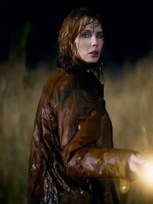 Jackie Ellis Under Salt Marsh Brown Jacket Back