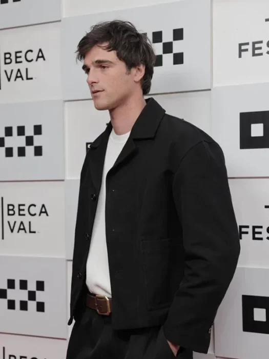 Jacob Elordi Euphoria Black Cotton Jacket