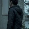 Jason Bateman Ozark Quilted Hooded Jacket Back