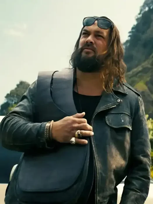 Jason Momoa The Wrecking Crew Leather Jacket
