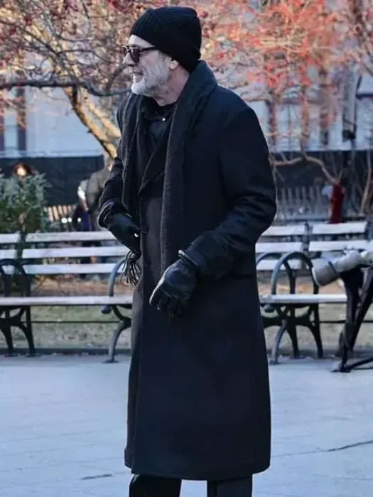 Jeffrey Dean Morgan NYC 2026 Black Coat