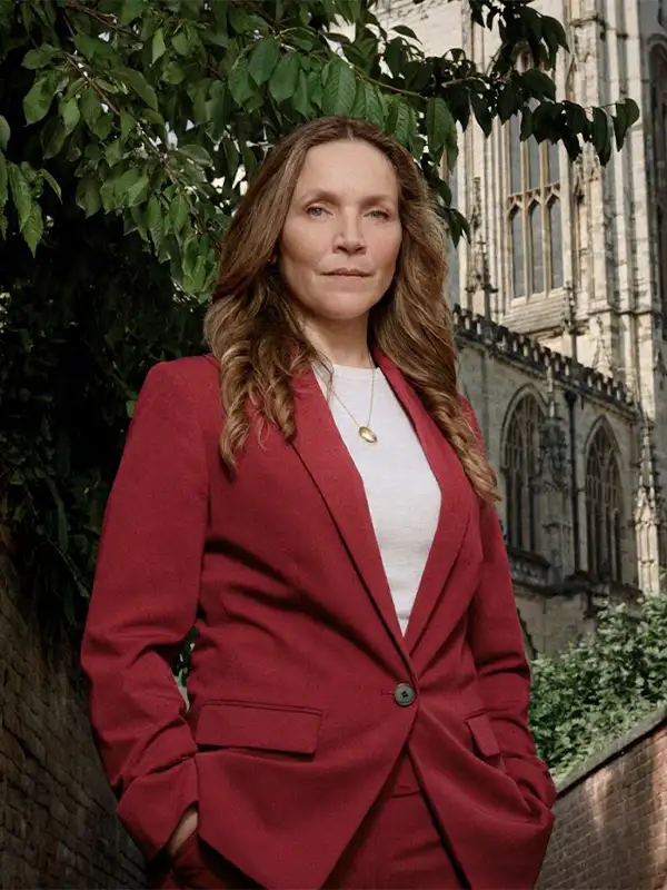 Jessica Hynes Patience Red Blazer