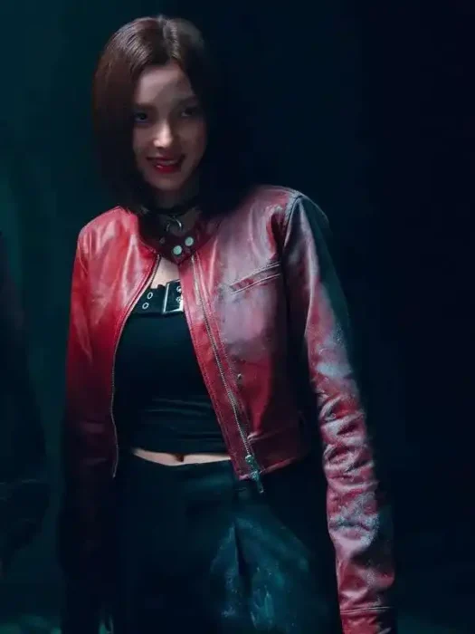 Kang_Han-na_Cashero_Red_Leather_Jacket