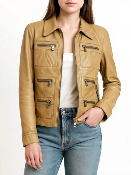 Kill Bill Vol. 1 The Bride Brown Leather Jacket