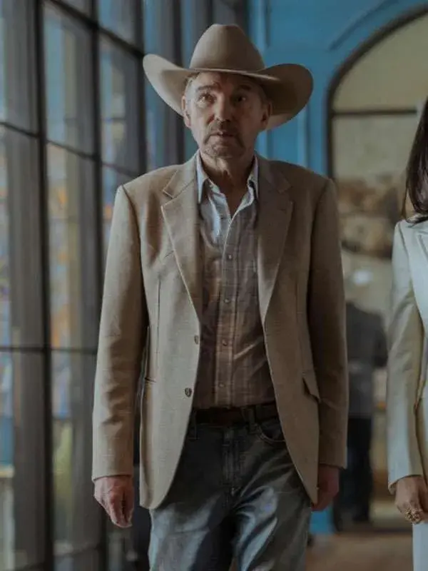 Landman Billy Bob Thornton Beige Blazer