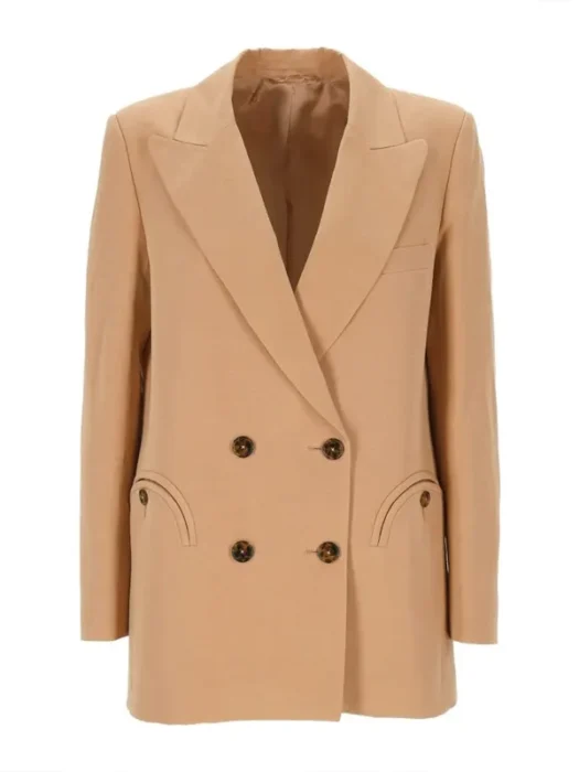 Landman S02 Demi Moore Brown Blazer