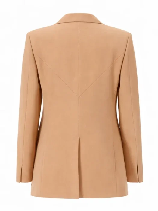 Landman S02 Demi Moore Brown Blazer Back