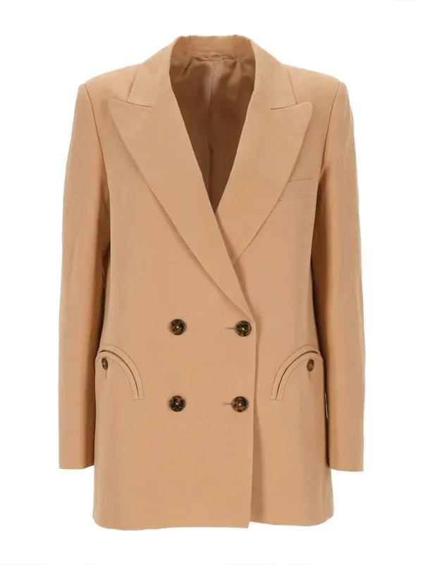 Landman S02 Demi Moore Brown Blazer